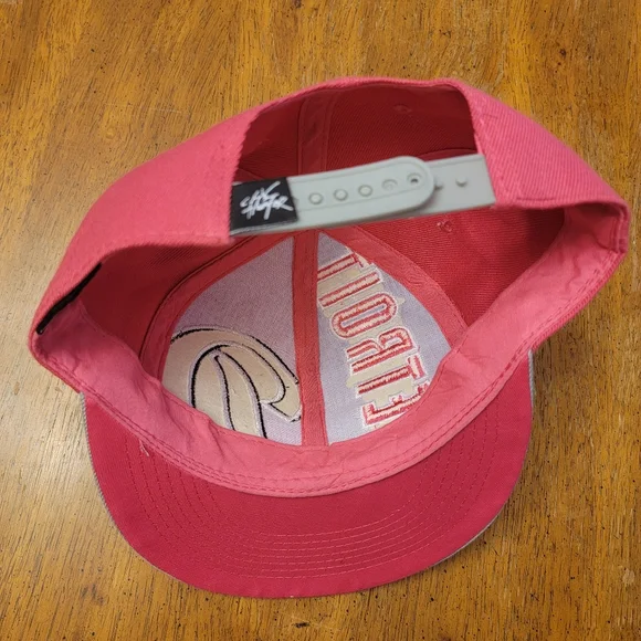 CityHunter Pink Detriot Snap Back Hat - Picture 6 of 7